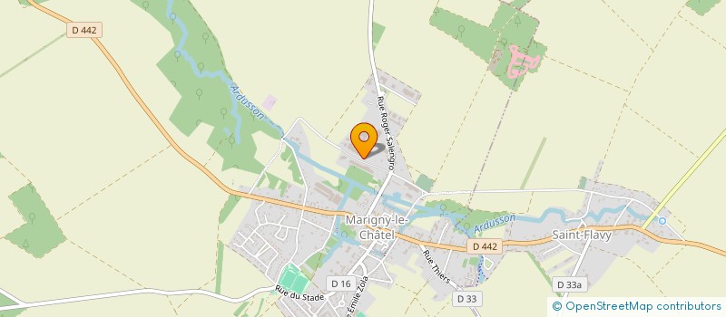 localisation de l'entreprise SOC INDUSTRIELLE DE RELIURE CARTONNAGE à MARIGNY-LE-CHATEL