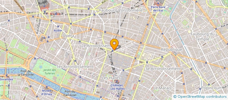 localisation de l'entreprise SOC INDUSTRIELLE DE TEXTILES à PARIS