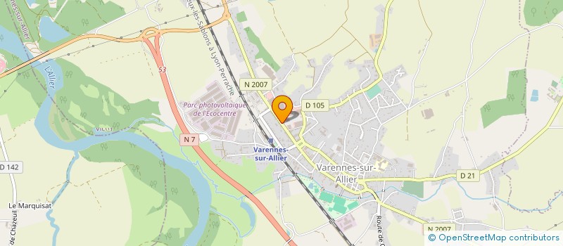 localisation de l'entreprise SOC INDUSTRIELLE MOREUX DE VARENNES à VARENNES-SUR-ALLIER