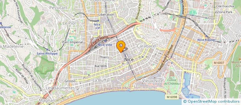 localisation de l'entreprise SOC INFORMATION ET GESTION APPLIQUEE  NICE