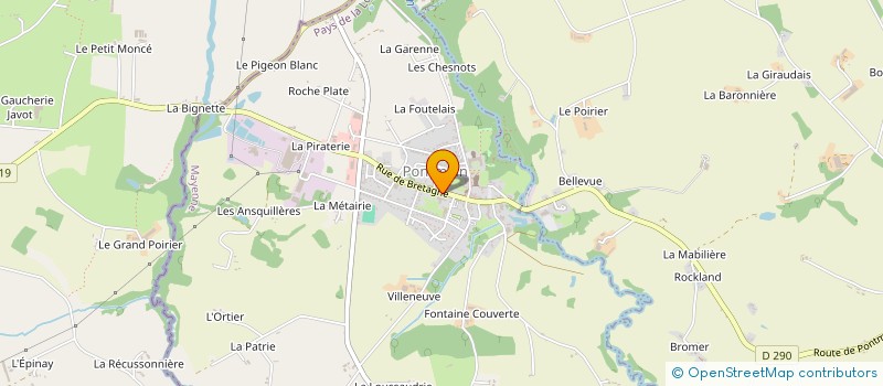 localisation de l'entreprise SOC INFORMATIQUE BUREAUTIQUE BRETONNE à PONTMAIN