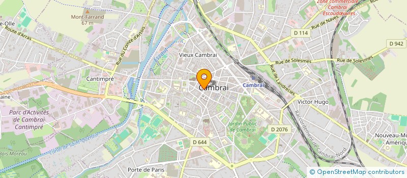 localisation de l'entreprise SOC INFORMATIQUE NATIONALE à CAMBRAI