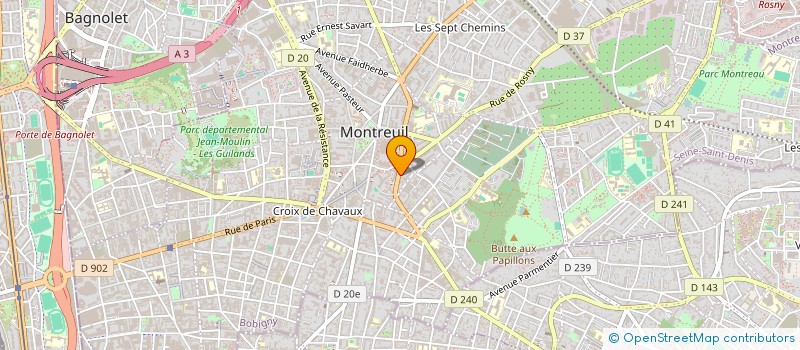 localisation de l'entreprise SOC ING DEVELOP ETUDES MAITRISE OUVRAGE à MONTREUIL