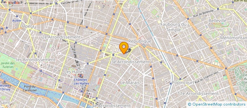 localisation de l'entreprise SOC INGENERING CONSEIL BATIMENT à PARIS