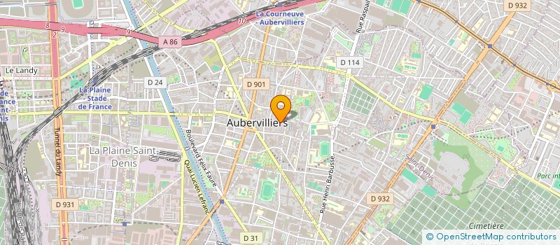 localisation de l'entreprise SOC INGENIER EQUIPEM ELECTRIQ-SOC NOUVEL  AUBERVILLIERS