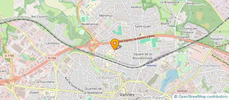 localisation de l'entreprise SOC INGENIER FINANC ETUD CONSEIL ORGANIS à VANNES