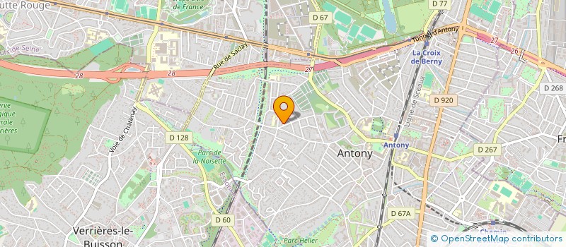 localisation de l'entreprise SOC INGENIERIE COMMERCIALE EUROPEENNE à ANTONY