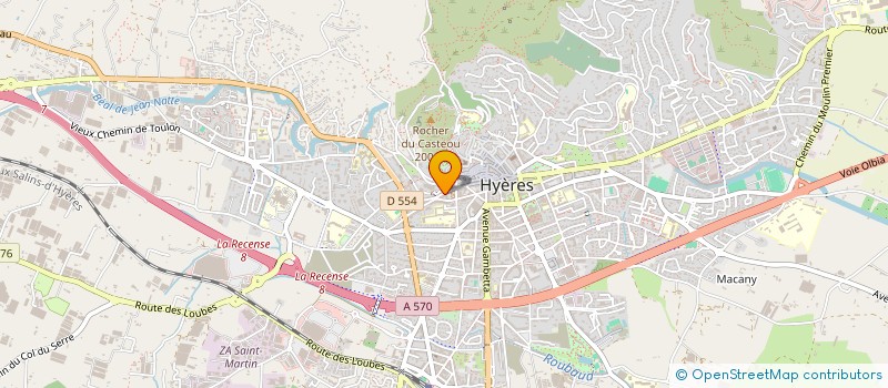 localisation de l'entreprise SOC INGENIERIE REALISATION DOCUMENTAIRES à HYERES