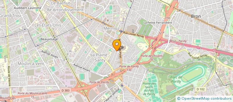 localisation de l'entreprise SOC INGIENERIE DOMOTIQUE RENOVATION ASCE  LYON