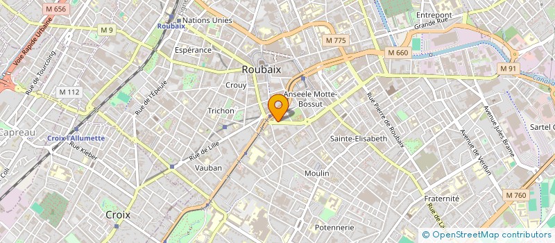 localisation de l'entreprise SOC INGIENERIE EN REHABILITATION à ROUBAIX