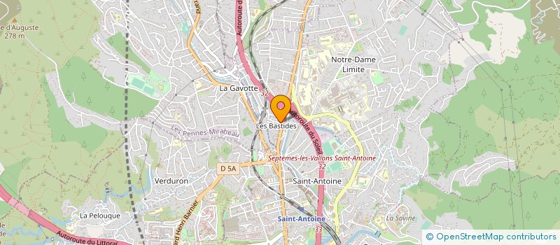 localisation de l'entreprise SOC INSPECTION TECNIQUE VEHICULES MOTEUR à MARSEILLE