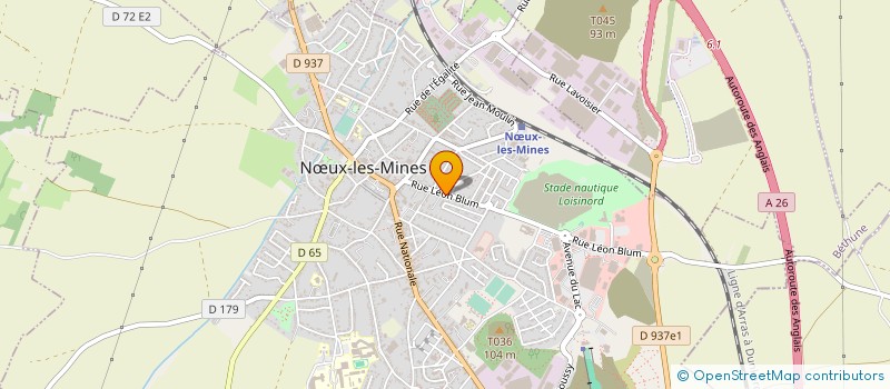 localisation de l'entreprise SOC INSTAL ENTRET CONSTRUC PRIVE INDUSTR à NŒUX-LES-MINES