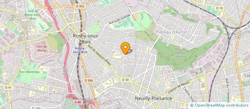localisation de l'entreprise SOC INSTALLATIONS EQUIPEMENTS ELECTRIQUE à ROSNY-SOUS-BOIS
