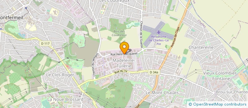 localisation de l'entreprise SOC INSTRUMENTATION ETUDES EXPERIMENTATI à CHELLES