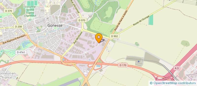 localisation de l'entreprise SOC INT DIFFUSION ET REPRESENTATION  GONESSE