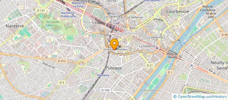 localisation de l'entreprise SOC INTER DE DIFFUSION ET DE PRODUCTION à PUTEAUX