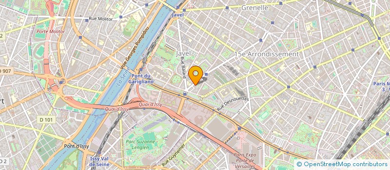 localisation de l'entreprise SOC INTER INGENIERIE COMMERCE SERVICE  PARIS 15