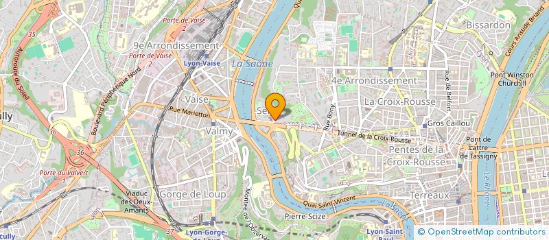 localisation de l'entreprise SOC INTER REHABILITAT AMENAGEMENT SITES à LYON