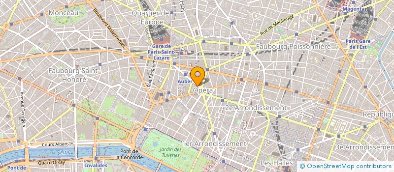 localisation de l'entreprise SOC INTER TEXTILES MANDO-OPERA  PARIS