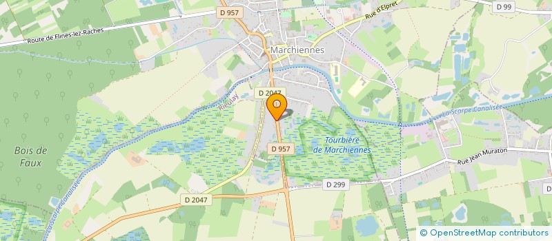 localisation de l'entreprise SOC INTERIEUR DE BATIMENT & D AGENCEMENT à MARCHIENNES