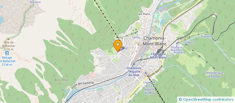 localisation de l'entreprise SOC INTERN EXPLOIT COMMERCE PERS  CHAMONIX-MONT-BLANC