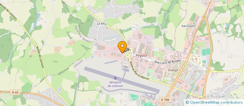 localisation de l'entreprise SOC INTERNAT DE METALLURGIE DE L INOX à LANNION