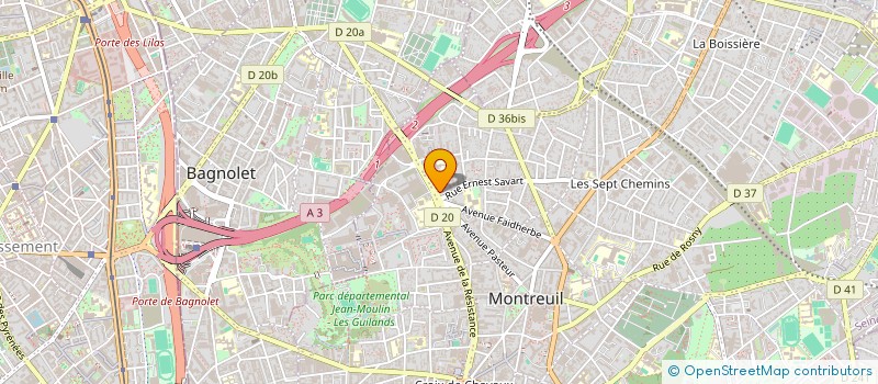 localisation de l'entreprise SOC INTERNAT DEVEL ECH COM EUROPE CHINE à MONTREUIL