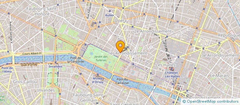 localisation de l'entreprise SOC INTERNAT FABRIC DISTRIB PRET COUTURE à PARIS