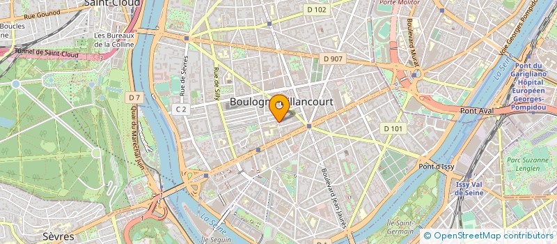localisation de l'entreprise SOC INTERNAT IMMMOBIL ETUDES CONSTRUCT à BOULOGNE-BILLANCOURT