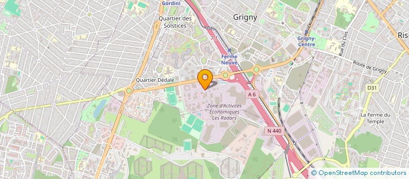 localisation de l'entreprise SOC INTERNAT MATER EXPORT SIMEX à GRIGNY