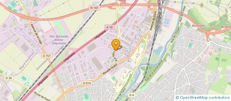 localisation de l'entreprise SOC INTERNAT REGROUPEMENT INVESTISSEMENT  POITIERS