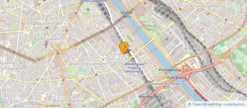 localisation de l'entreprise SOC INTERNATIONALE BATIMENT & INDUSTRIE à PARIS