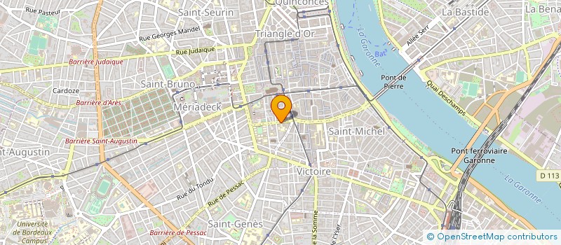 localisation de l'entreprise SOC INTERNATIONALE CULTURE LOISIRS  BORDEAUX