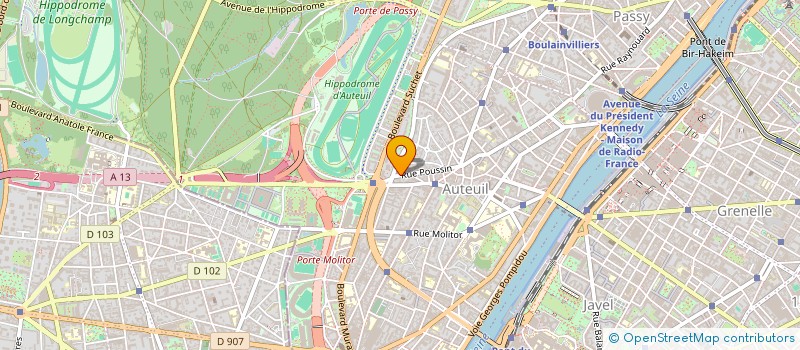 localisation de l'entreprise SOC INTERNATIONALE DE BOIS & MANUTENTION à PARIS