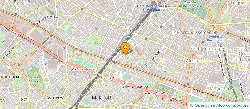 localisation de l'entreprise SOC INTERNATIONALE DE LUNETTERIE à PARIS