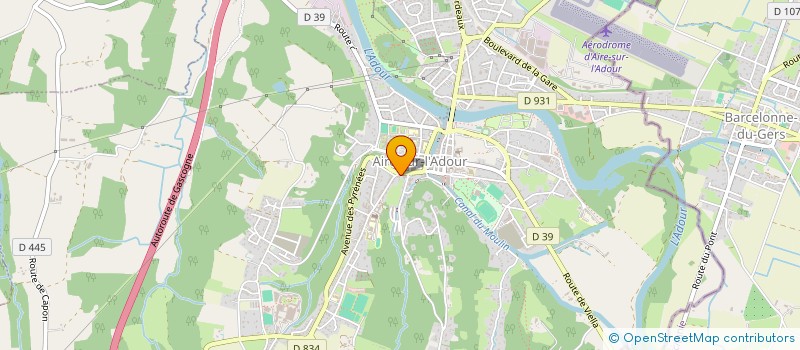 localisation de l'entreprise SOC INTERNATIONALE MATERIEL COIFFURE  AIRE-SUR-L'ADOUR