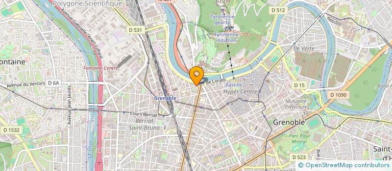 localisation de l'entreprise SOC INTERNATIONALE PRODUITS & SERVICES à GRENOBLE