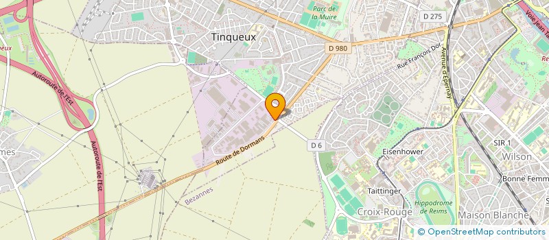 localisation de l'entreprise SOC INTERPROF D ETUDES ET DE GESTION à TINQUEUX