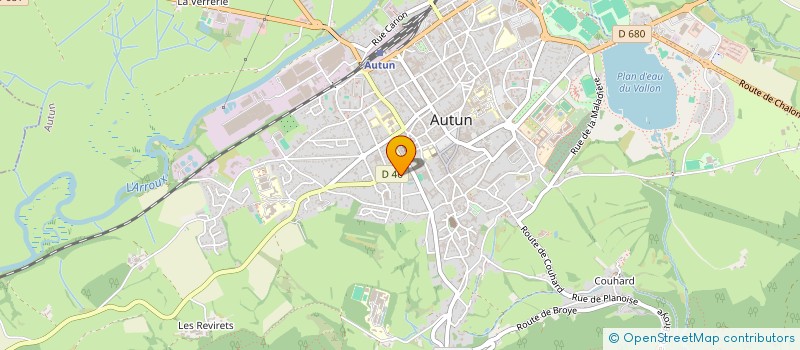 localisation de l'entreprise SOC INTERPROF DE PANIFICATION à AUTUN