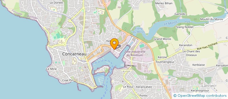 localisation de l'entreprise SOC INTERPROF DEVELOP INDUST THONIERE à CONCARNEAU