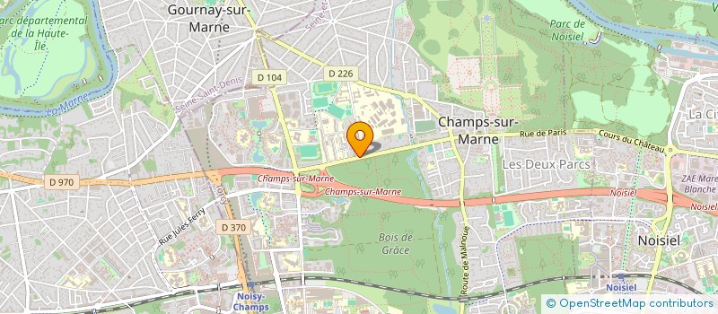 localisation de l'entreprise SOC INTERVENTION & TECHNOLOGIE à CHAMPS-SUR-MARNE