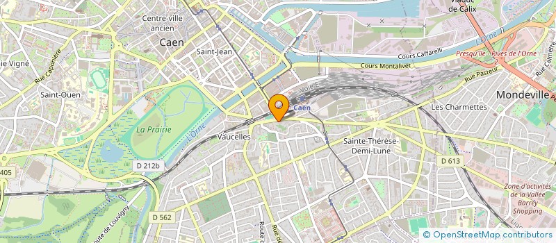 localisation de l'entreprise SOC INVEST FINANCIER ET EXPLOIT COMMERCI à CAEN