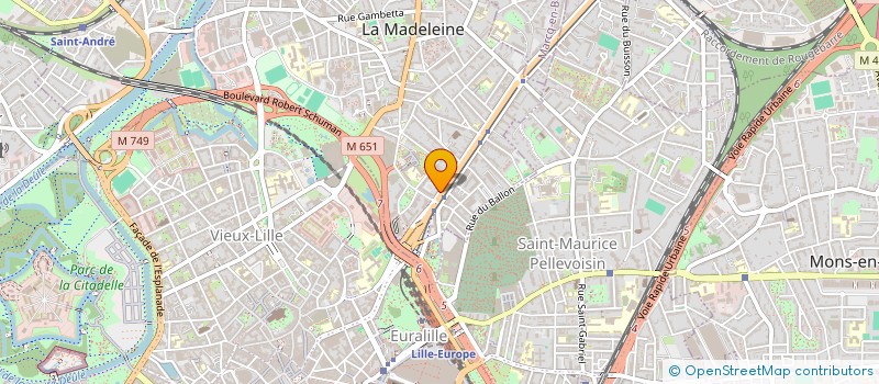 localisation de l'entreprise SOC INVEST IMMOBILIERS MELANTOIS à LA MADELEINE