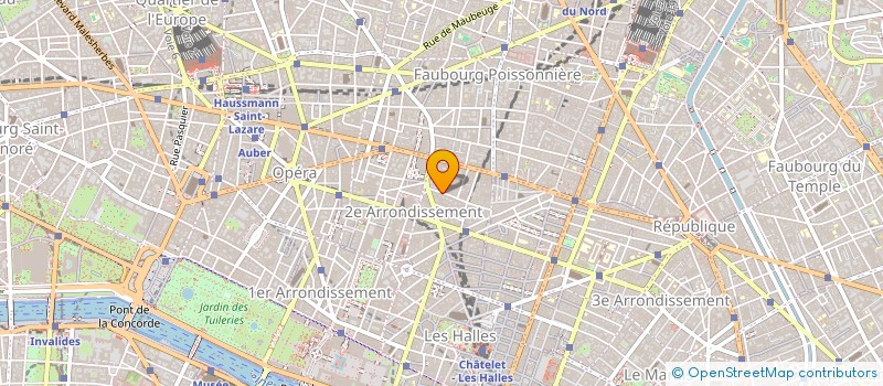 localisation de l'entreprise SOC INVESTISS IMMOBILIERS  PARIS