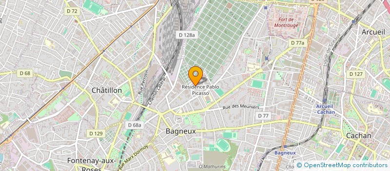 localisation de l'entreprise SOC INVESTISS PARTICIPATION CONSEIL SA à BAGNEUX