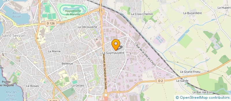 localisation de l'entreprise SOC INVESTISSEMENT BRETAGNE EMERAUDE  SAINT-MALO