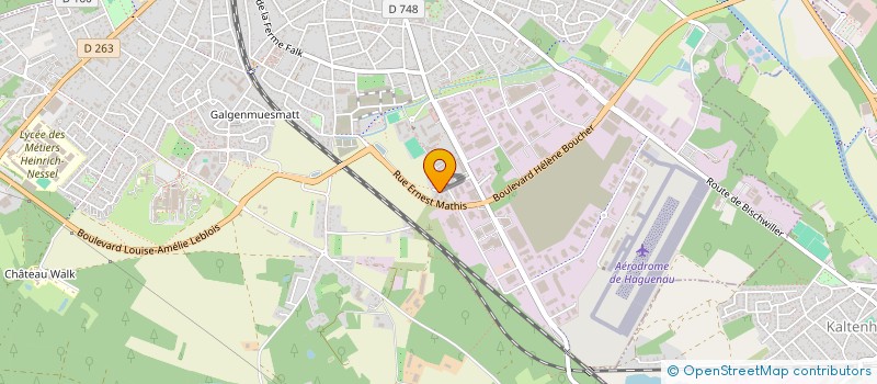 localisation de l'entreprise SOC INVESTISSEMENT DE LA BASSE ALSACE  HAGUENAU