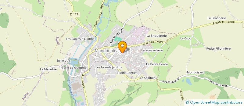 localisation de l'entreprise SOC INVESTISSEMENT DEVELOP IMMOBILIER  MONDOUBLEAU