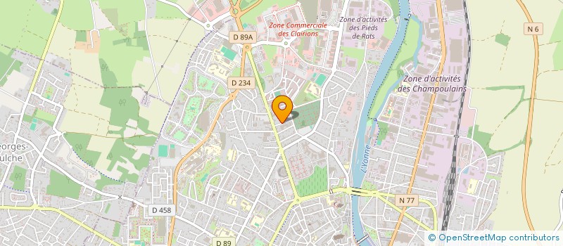 localisation de l'entreprise SOC INVESTISSEMENT IMMOBILIERE PARTICIPA à AUXERRE