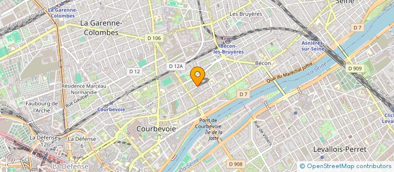 localisation de l'entreprise SOC INVESTISSEMENTS PARTICIPATIONS  COURBEVOIE